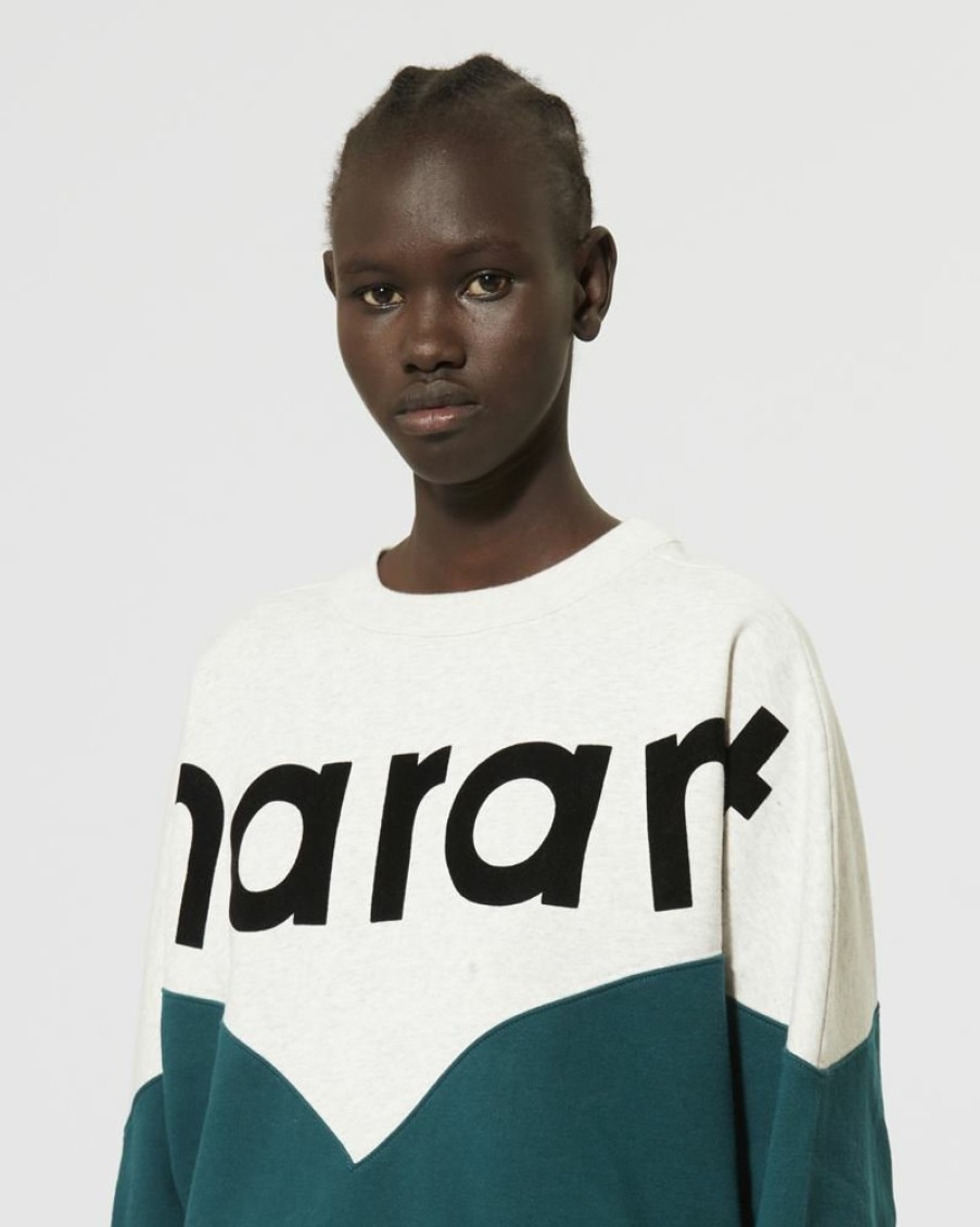 Marant Etoile Isabel Marant | Houston Two Tone "Marant" Sweatshirt