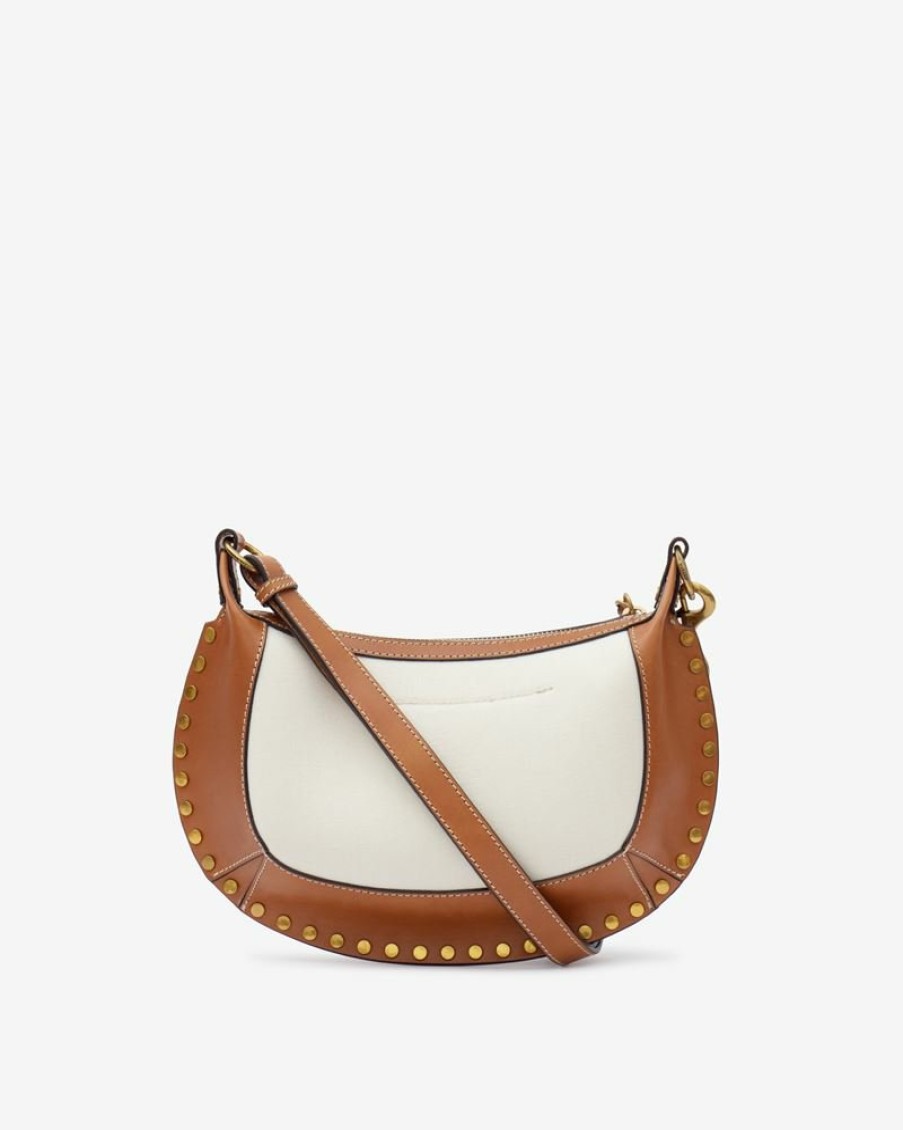 Bags Isabel Marant | Oskan Moon Leather And Cotton Shoulder Bag