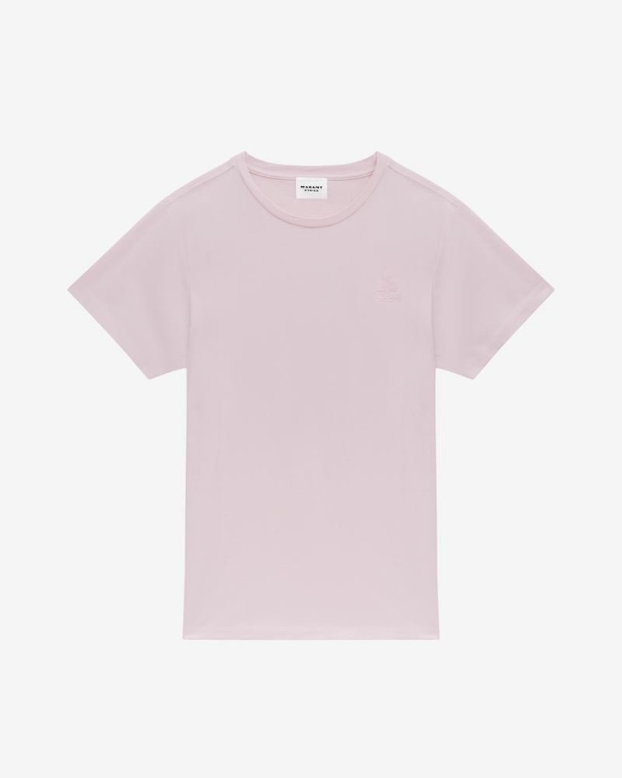 Marant Etoile Isabel Marant | Aby Logo Cotton Tee-Shirt