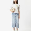 Marant Etoile Isabel Marant | Tilauria Midi Denim Skirt