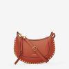 Bags Isabel Marant | Oskan Moon Grainy Leather Shoulder Bag