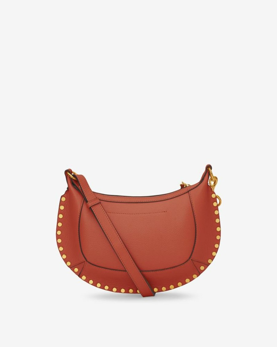 Bags Isabel Marant | Oskan Moon Grainy Leather Shoulder Bag