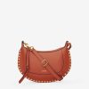 Bags Isabel Marant | Oskan Moon Grainy Leather Shoulder Bag