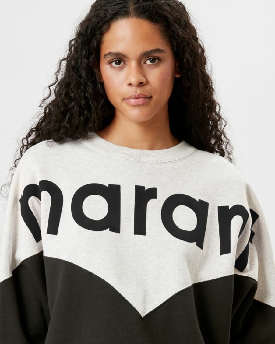 Marant Etoile Isabel Marant | Houston Two Tone Logo Sweatshirt