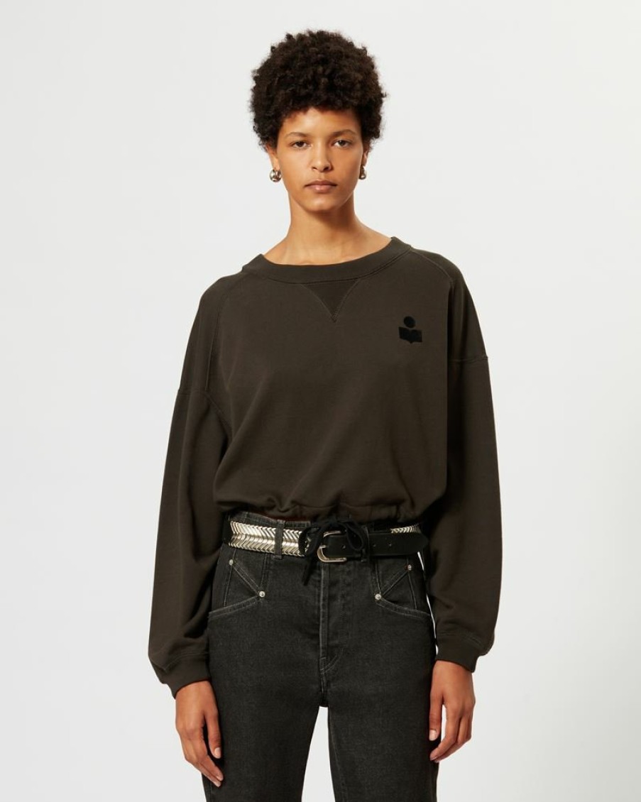 Marant Etoile Isabel Marant | Margo Short Logo Sweatshirt